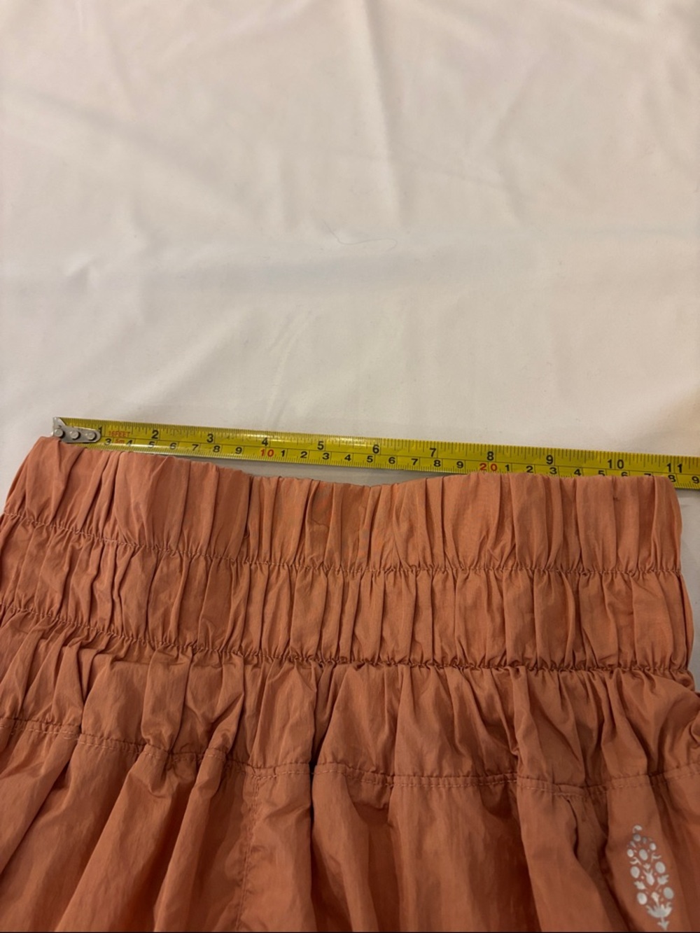 FP Movement by Free People Peach Athletic Shorts with wide Elastic Waistband - S - Picture 6 of 6